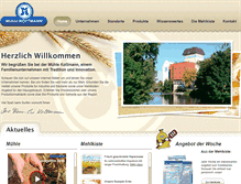 Tablet Screenshot of muehle-kottmann.de
